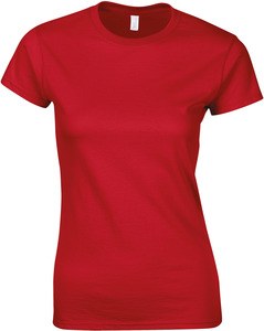 Gildan GI6400L - T-Shirt aus 100% Baumwolle Damen Rot