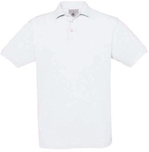 B&C CGSAF - Piqué Poloshirt Safran PU409 Weiß