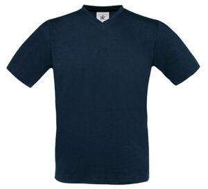 B&C BA108 - Exact V-Ausschnitt T-Shirt Herren Navy