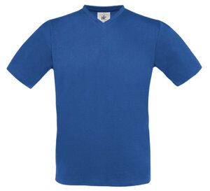 B&C BA108 - Exact V-Ausschnitt T-Shirt Herren Königsblau