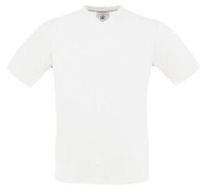 B&C BA108 - Exact V-Ausschnitt T-Shirt Herren Weiß
