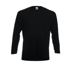 Fruit of the Loom SS042 - Super Premium Long Sleeve Schwarz