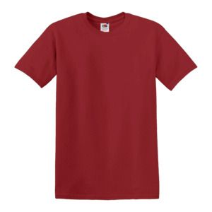 Fruit of the Loom SS044 - Super-Premium-T-Shirt Rot