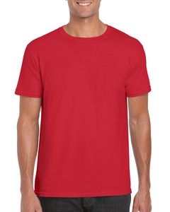 Gildan GD001 - Softstyle ™ Herren T-Shirt 100% Jersey Baumwolle Rot