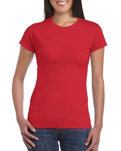 Gildan GD072 - Softstyle ™ Baumwoll-T-Shirt Damen Rot