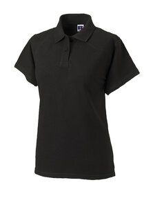 Russell J569F - Poloshirt aus Baumwolle Schwarz