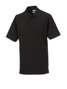Russell J569M - Klassisches Baumwoll Poloshirt Black