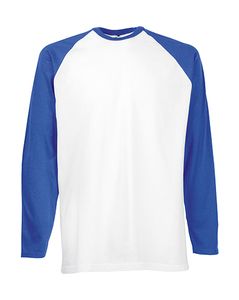 Fruit of the Loom 61-028-0 - Long Sleeve Baseball T-Shirt