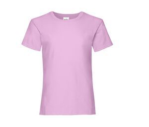 Fruit of the Loom 61-005-0 - Mädchen Valueweight T-Shirt Light Pink