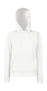 Fruit of the Loom 62-038-0 - Damen Hooded Sweatshirt Weiß