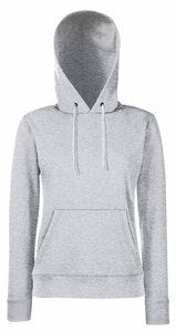 Fruit of the Loom 62-038-0 - Damen Hooded Sweatshirt Heather Grey