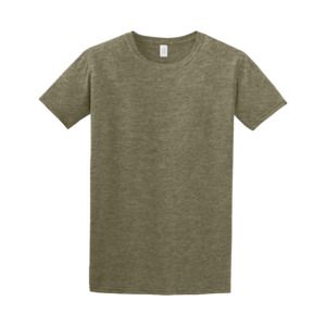 Gildan 64000 - Softstyle® Baumwoll-T-Shirt Herren Heather Military Green