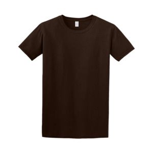 Gildan 64000 - Softstyle® Baumwoll-T-Shirt Herren Dunkle Schokolade