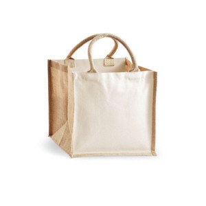 Westford Mill WM421 - Jute-Tasche aus Baumwolle