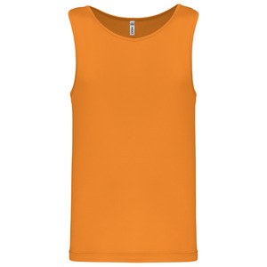 ProAct PA441 - Herren Basic Sport Funktions-Shirt Ärmellos Orange