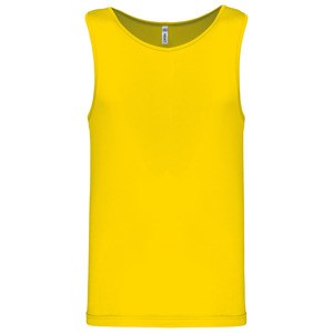 ProAct PA441 - Herren Basic Sport Funktions-Shirt Ärmellos True Yellow