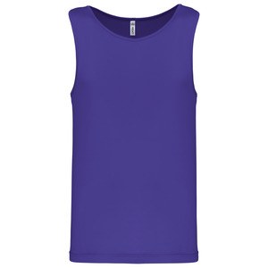 ProAct PA441 - Herren Basic Sport Funktions-Shirt Ärmellos Purple