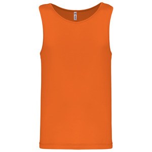 ProAct PA441 - Herren Basic Sport Funktions-Shirt Ärmellos Fluorescent Orange