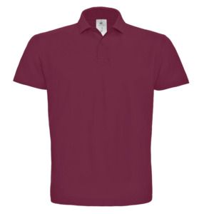 B&C CGPUI10 - Piqué Poloshirt PUI10 Wine