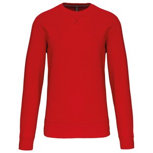 Kariban K442 - Herren Rundhals Sweatshirt Rot