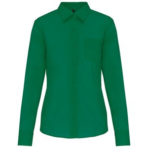 Kariban K549 - JESSICA PFLEGELEICHTE DAMEN LANGARM 65/35 BLUSE Kelly Green