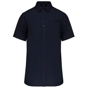 Kariban K543 - Pflegeleichte Herren Kurzarm Hemd Popeline Navy