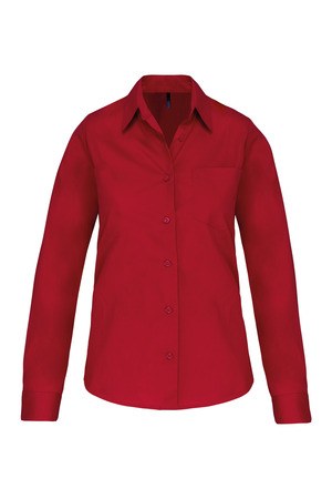 Kariban K542 - Pflegeleichte Damen Langarm Bluse Popeline