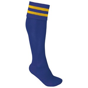 ProAct PA015 - GESTREIFTE SPORTSOCKEN Dark Royal Blue / Sporty Yellow