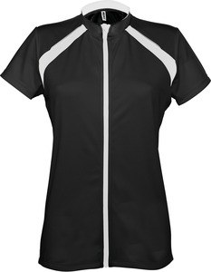 Proact PA448 - Damen Kurzarm FahrradshirtAMEN KURZARM FAHRADSHIRT Black / White