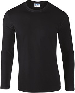 Gildan GI64400 - Softstyle® Langarm-T-Shirt Herren Black/Black