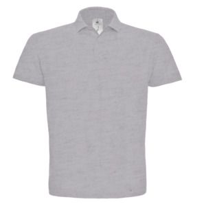 B&C CGPUI10 - Piqué Poloshirt PUI10 Heather Grey