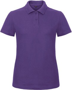 B&C CGPWI11 - Damen Poloshirt aus Baumwolle Purple