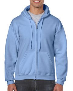 Gildan GI18600 - Kapuzen-Sweatshirt mit Reißverschluss Herren Carolina-Blau