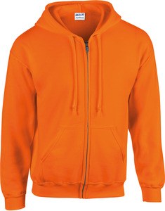 Gildan GI18600 - Kapuzen-Sweatshirt mit Reißverschluss Herren Sicherheit Orange