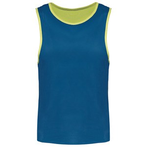 Proact PA042 - Multisport Reversible Leibchen für Erwachsene und Kinder Fluorescent Yellow / Sporty Royal Blue