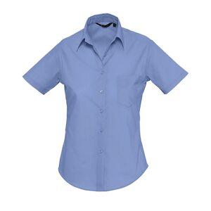 SOLS 16070 - Damen Popeline Bluse Kurzarm Escape