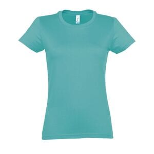 SOL'S 11502 - Damen Rundhals T-Shirt Imperial Carribean Blue
