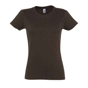 SOL'S 11502 - Damen Rundhals T-Shirt Imperial Schokolade