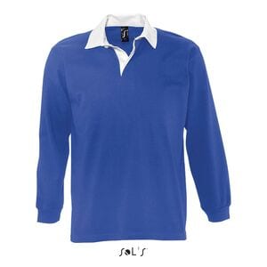 SOL'S 11313 - Unisex Rugby-Poloshirt Langarm Pack Marineblauen