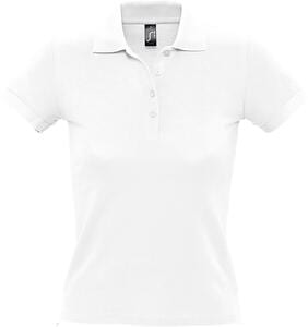 SOL'S 11310 - Damen Poloshirt Kurzarm People Weiß