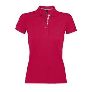 SOL'S 00575 - Damen Poloshirt Kurzarm Portland Rot