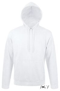SOL'S 47101 - Unisex Kapuzen-Sweatshirt Snake Blanc chiné