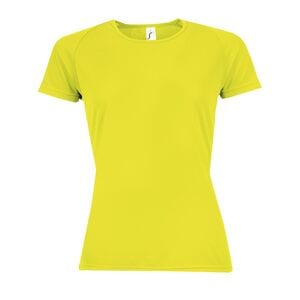SOL'S 01159 - Damen Sport T-Shirt Sporty Jaune fluo