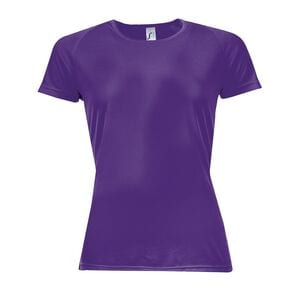 SOL'S 01159 - Damen Sport T-Shirt Sporty Violet foncé