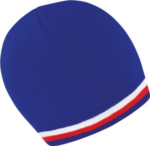 Result R368X - NATIONAL BEANIE Royal Blue / White / Red