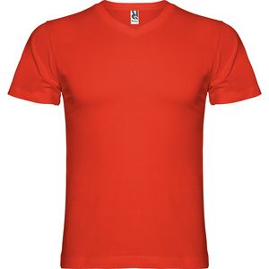 Roly CA6503 - SAMOYEDO Kurzärmliges T-Shirt mit schlauchförmige Ärmel Rot