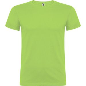 Roly CA6554 - BEAGLE Kurzarm-T-Shirt mit doppeltem Rundhalsausschnitt mit Elastan Oasis Green