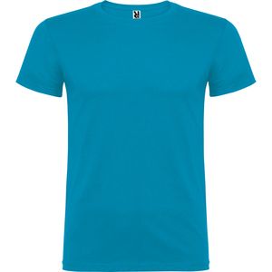 Roly CA6554 - BEAGLE Kurzarm-T-Shirt mit doppeltem Rundhalsausschnitt mit Elastan
