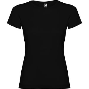 Roly CA6627 - JAMAICA Tailliertes T-Shirt mit kurzen Ärmeln Schwarz