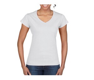 Gildan GN647 - Damen T-Shirt mit V-Ausschnitt aus 100% Baumwolle